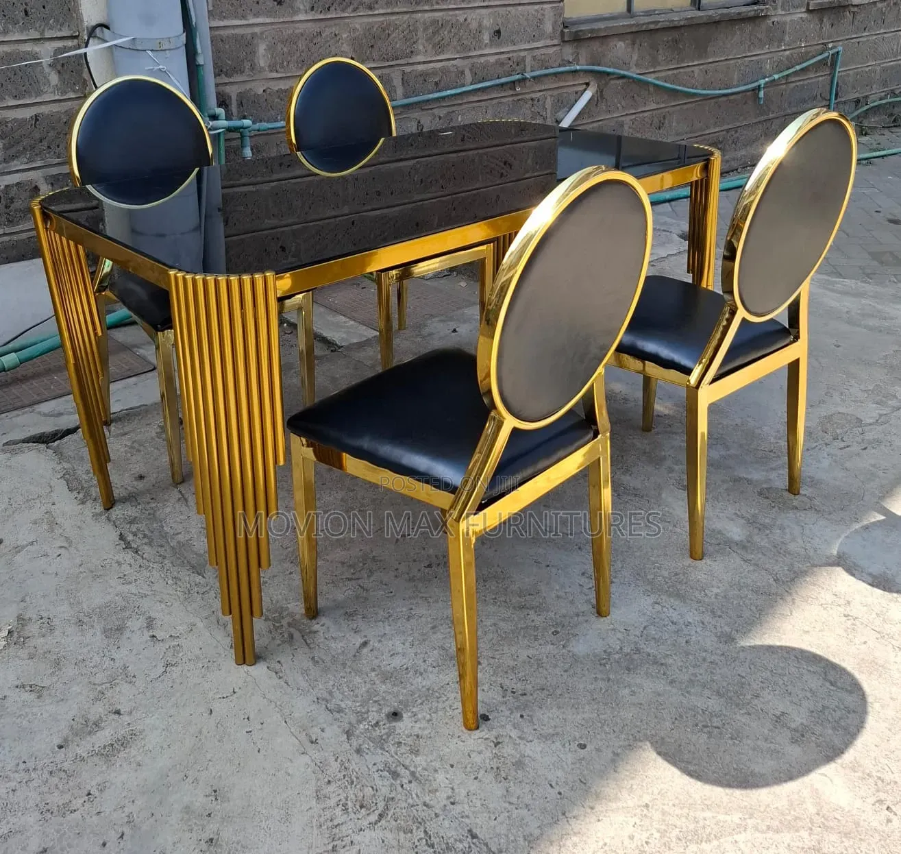 Goldish 4sitter Chairs Dinning Set
