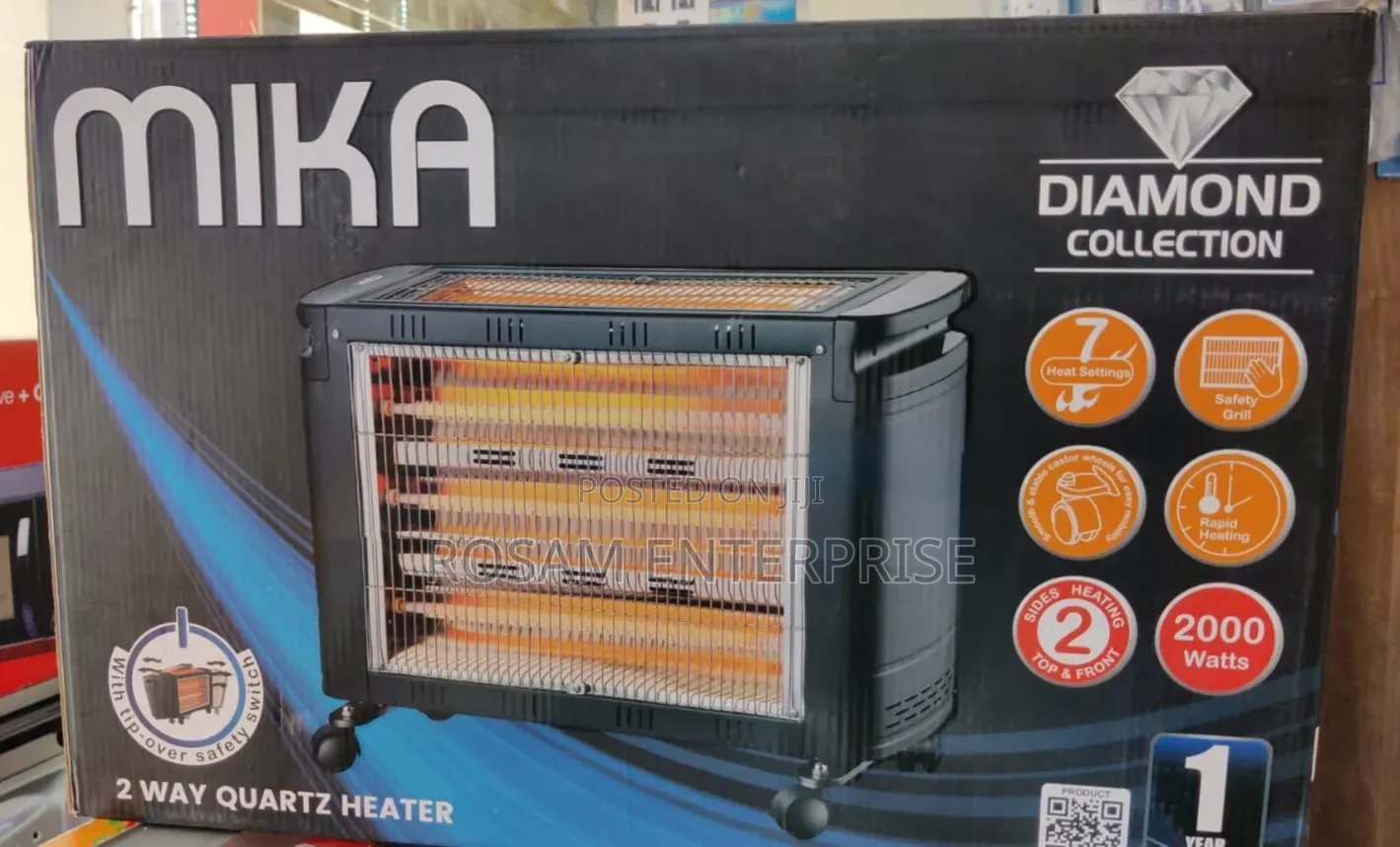 Mika Top and Front Quartz Heater