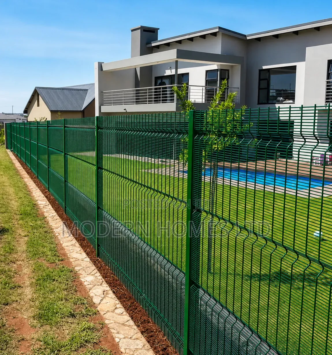 Heavy-Duty Wire Mesh Fence Panels - Secure Durable Perimeter Fencing