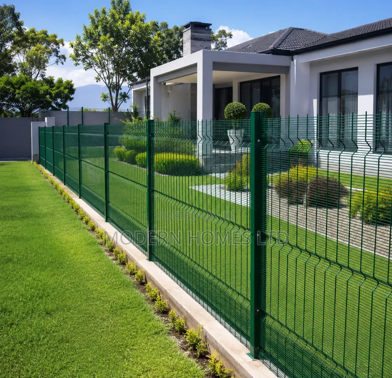 Heavy-Duty Wire Mesh Fence Panels - Secure Durable Perimeter Fencing