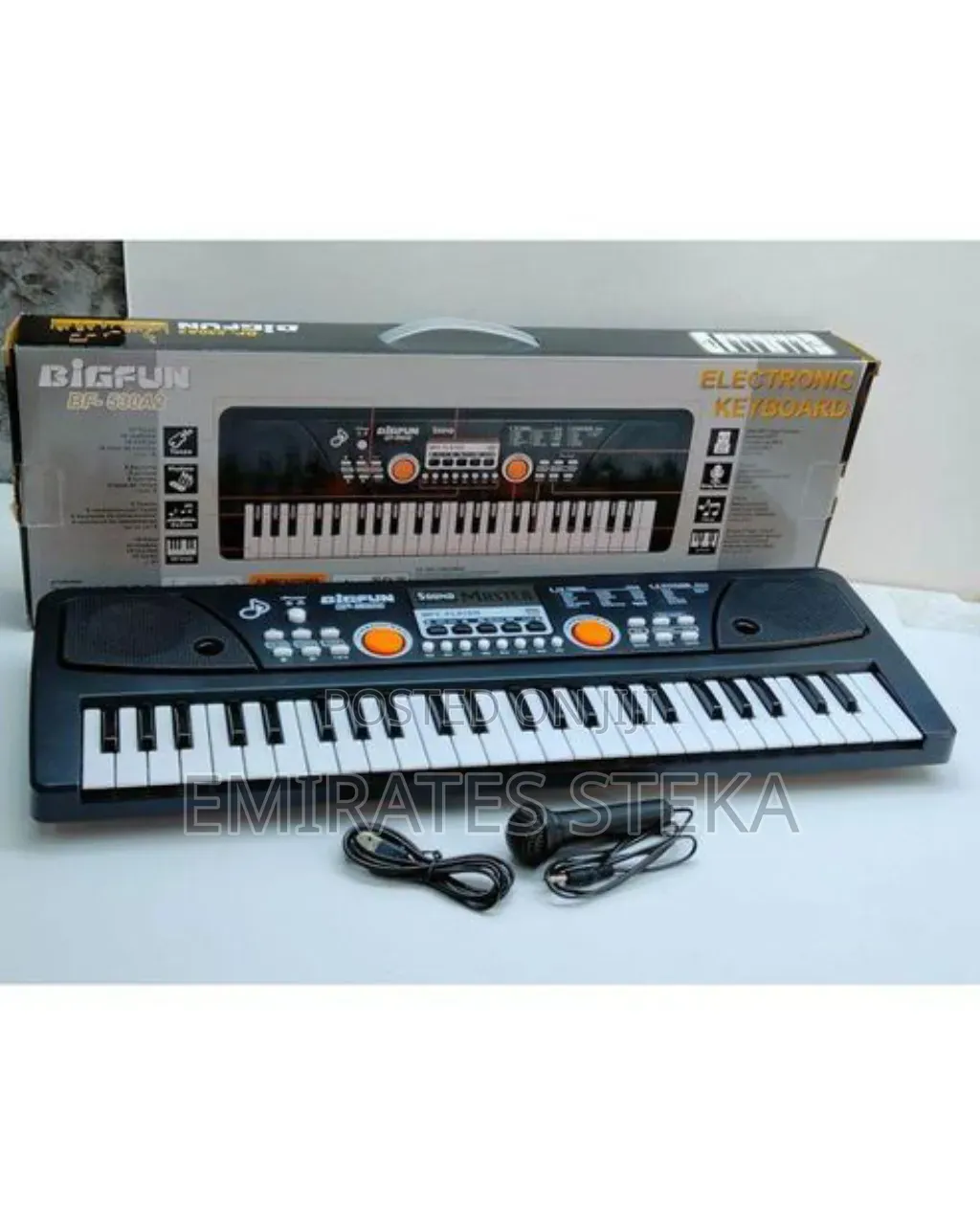61-Key Electronic Keyboard Piano With LED Display, Microphone
