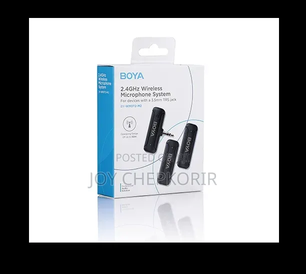 BOYA BY-WM3T2-M2 2.4GHz Wireless Microphone.
