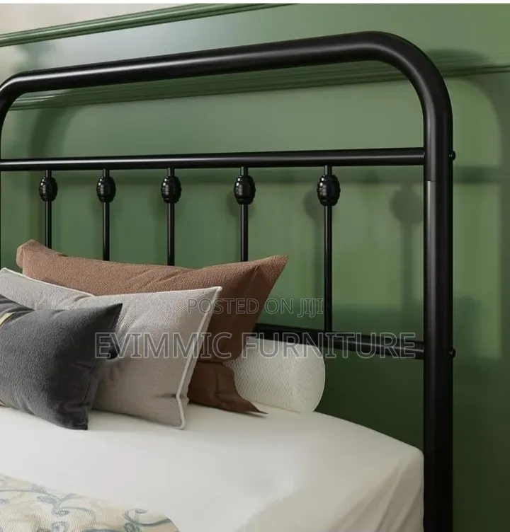 Evimmic Furniture Iron Art Headboard for 3 X 6 Ft Bed