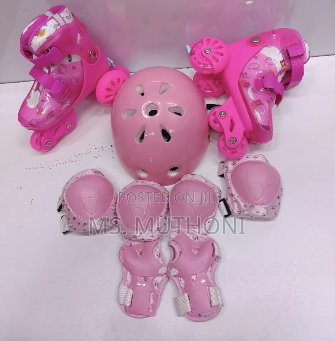 Full Set Pink Beginner Skate Set