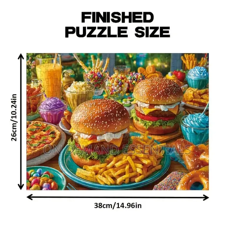 Colorful Food Feast 1000pcs Jigsaw Puzzle