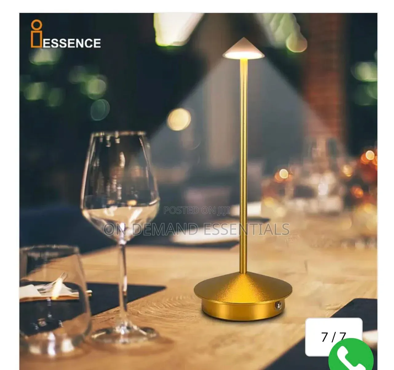 Modern Cordless Rechargeable Table Lamp Bedside Lamp