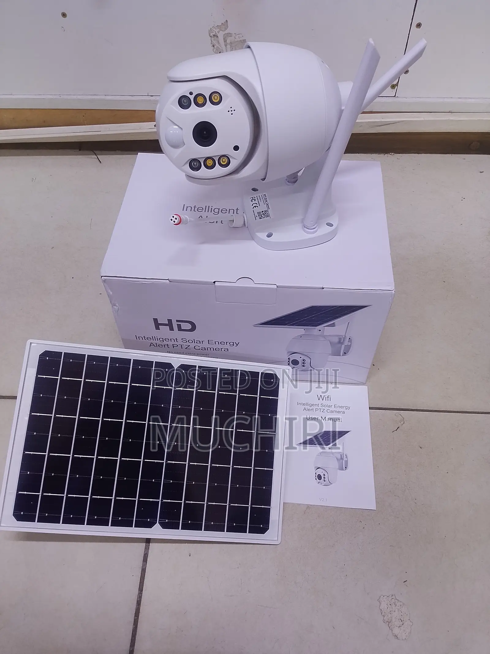 UBOX 6MP Single Lens Solar Security Camera 4G LTE PTZ