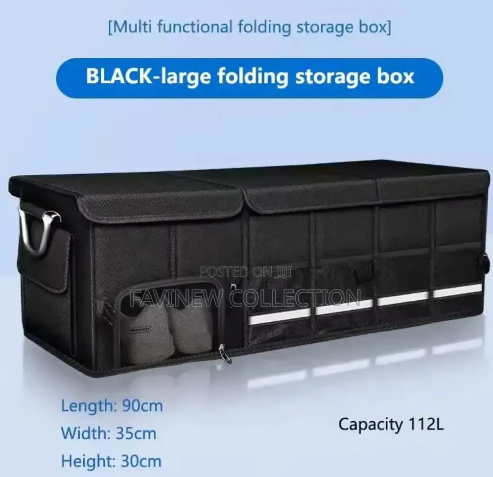 Foldable Premium Heavy Duty Car Trunk Boot Organizer