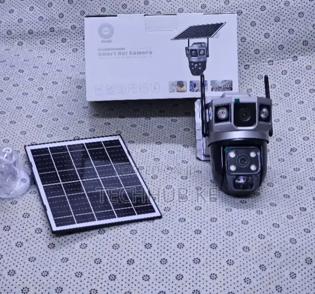 4G Dual Lens Solar CCTV Camera With 360° PTZ AI Tracking