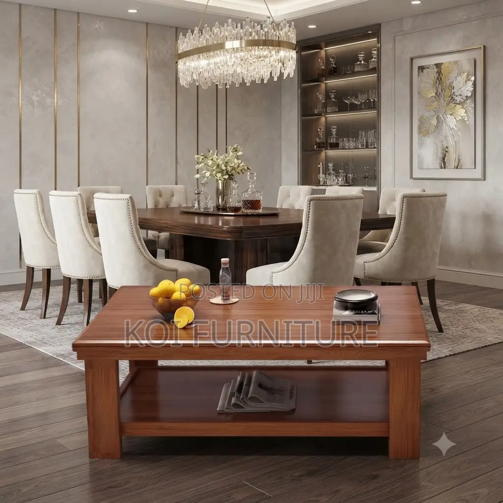 Coffee Table; Mahogany Excutive Master Centred Coffee Table