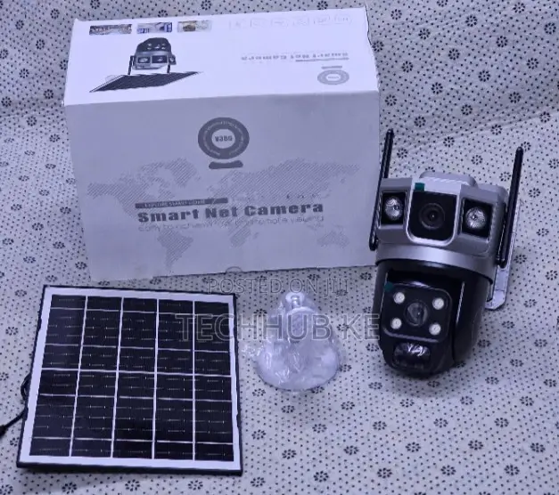 Weatherproof 4G Dual Lens Security Camera With Solar Charging