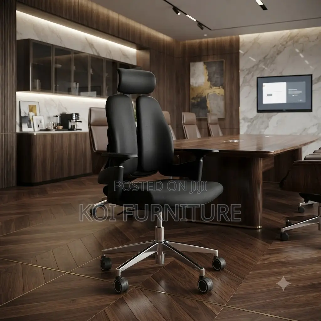 Office Chairs; High Back Dual Orthopedic Executive Office Chairs