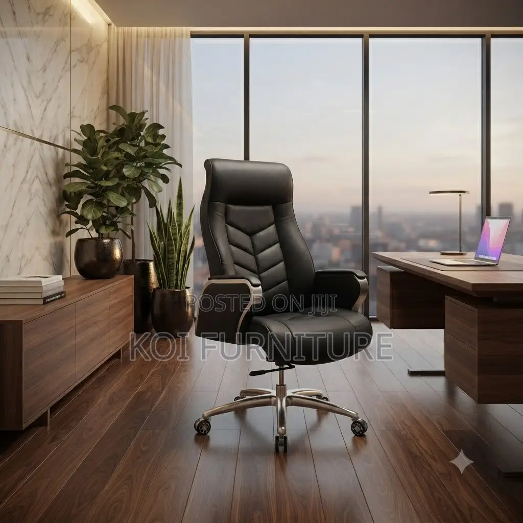 Office Chairs; Executive Heavy Cushioned Office Chairs