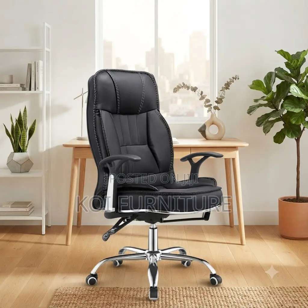Office Chairs; High Backrest Leather Recliner Managers Office Chairs