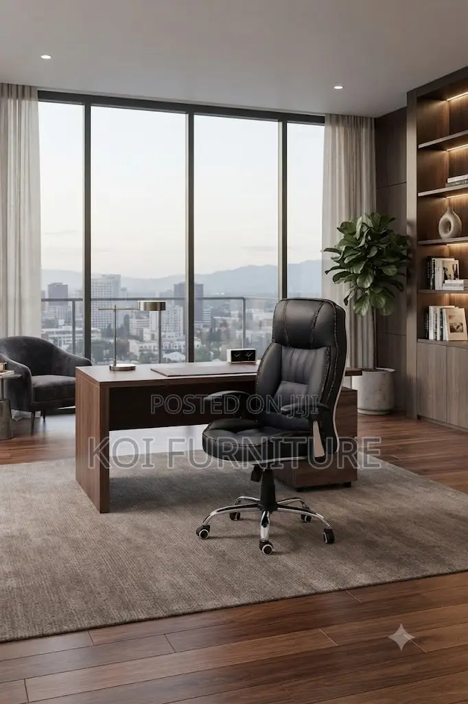 Office Chairs; High Backrest Leather Recliner Managers Office Chairs