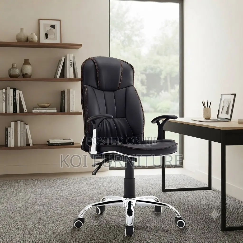 Office Chairs; High Backrest Leather Recliner Managers Office Chairs
