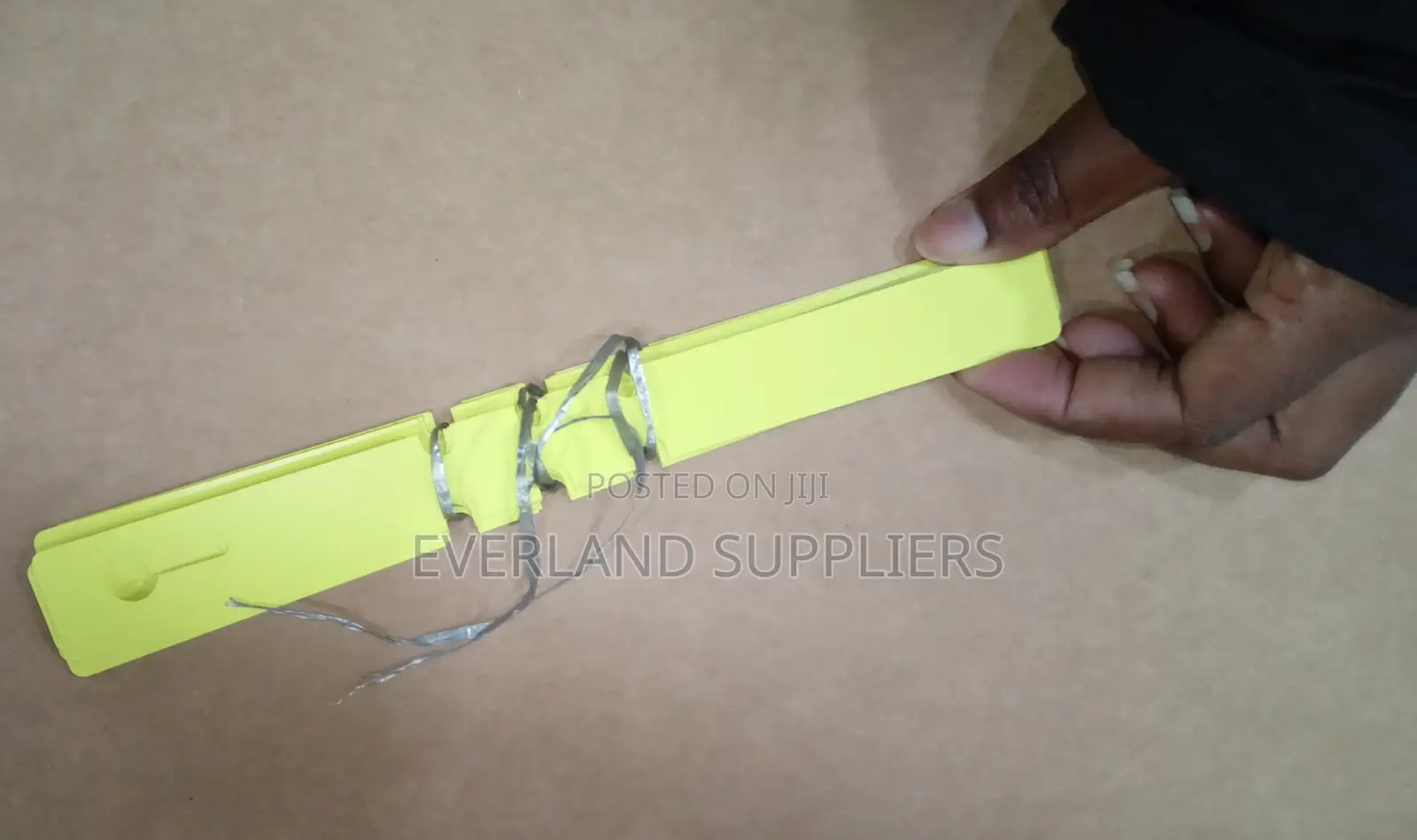 Adjustable Wrap Tags Hanging Around Tree