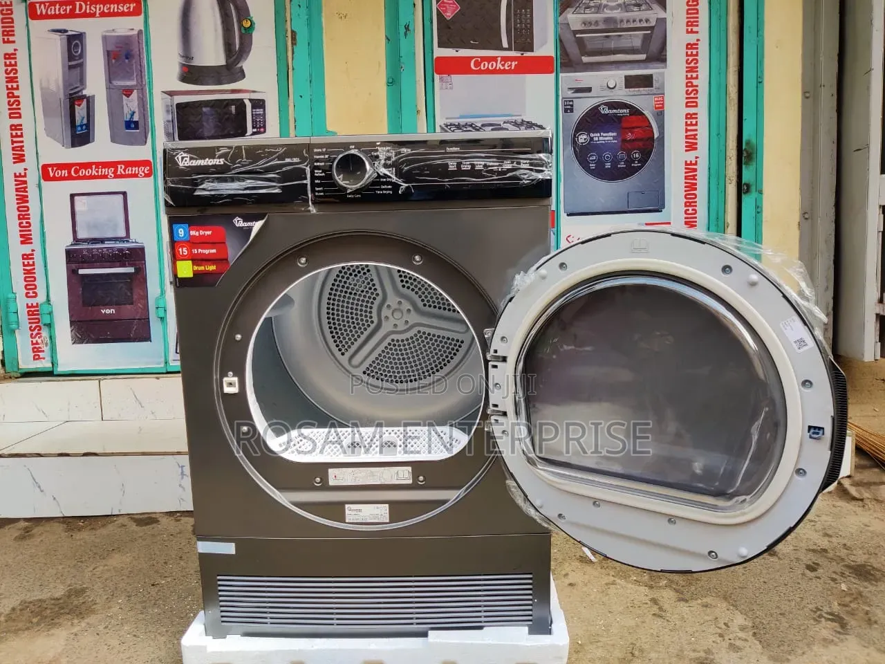 Ramtons 9kg Condenser Tumble Dryer Rw301