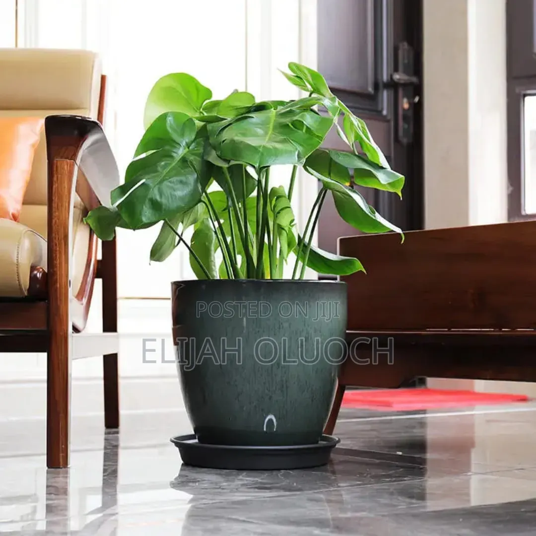 PP Glazed Plastic Planter/Flower Pot