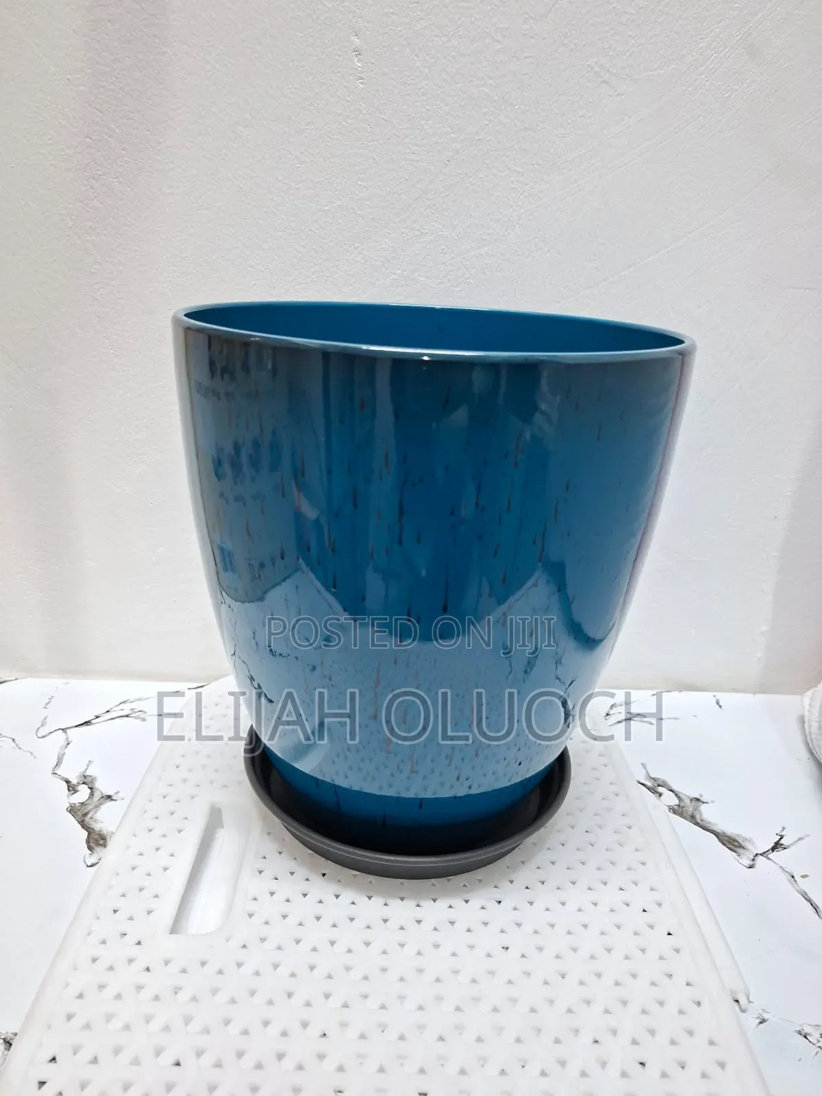 PP Glazed Plastic Planter/Flower Pot