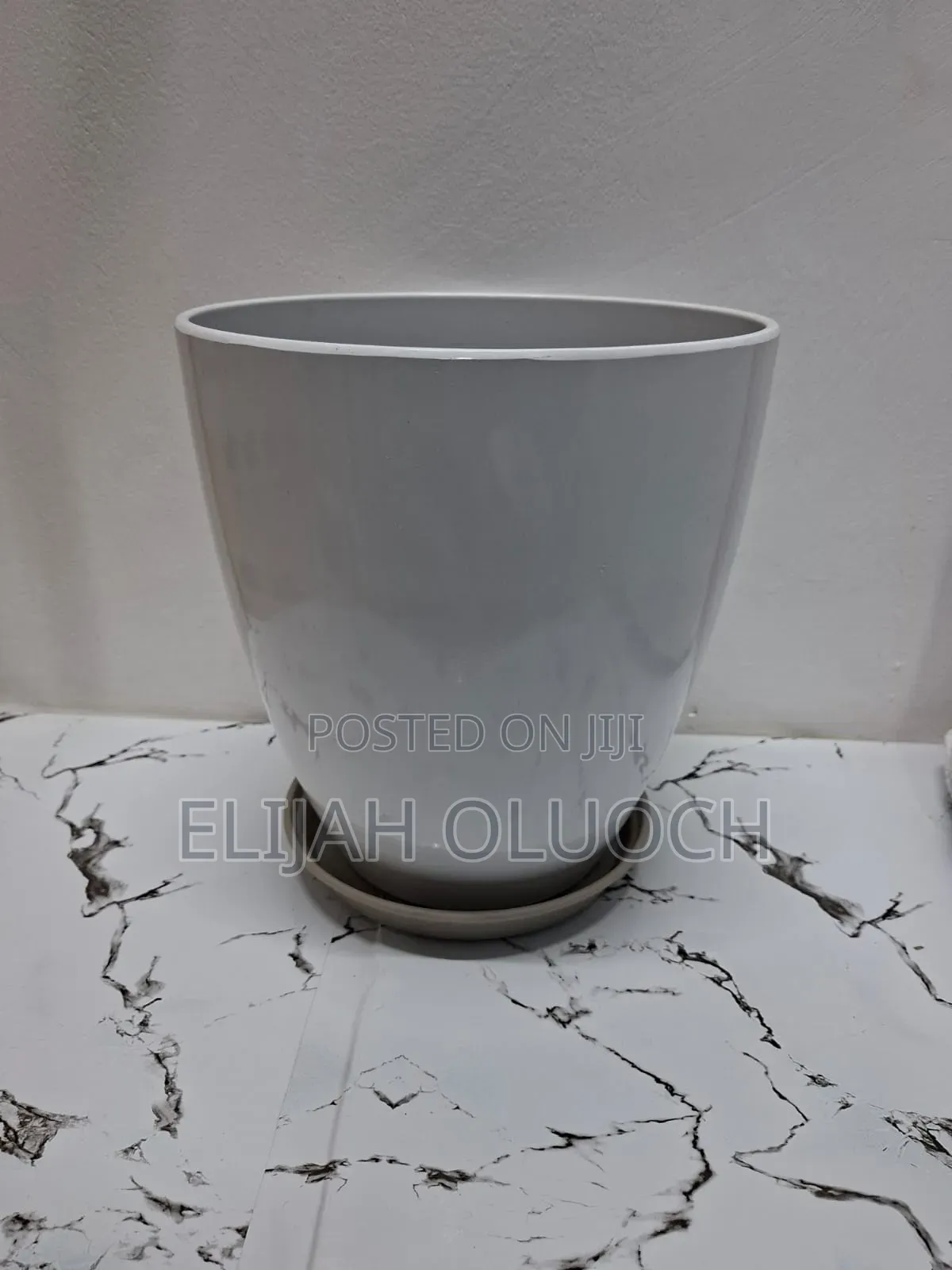 PP Glazed Plastic Planter/Flower Pot
