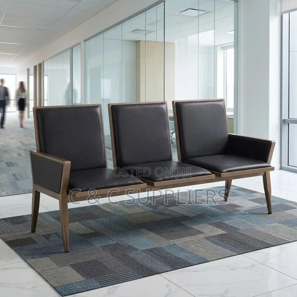 3-Seater Heavy Duty Airport Waiting Bench.