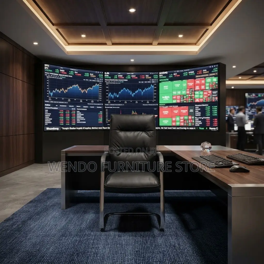 Office Chairs; Sled Base Reception Leather Chairs