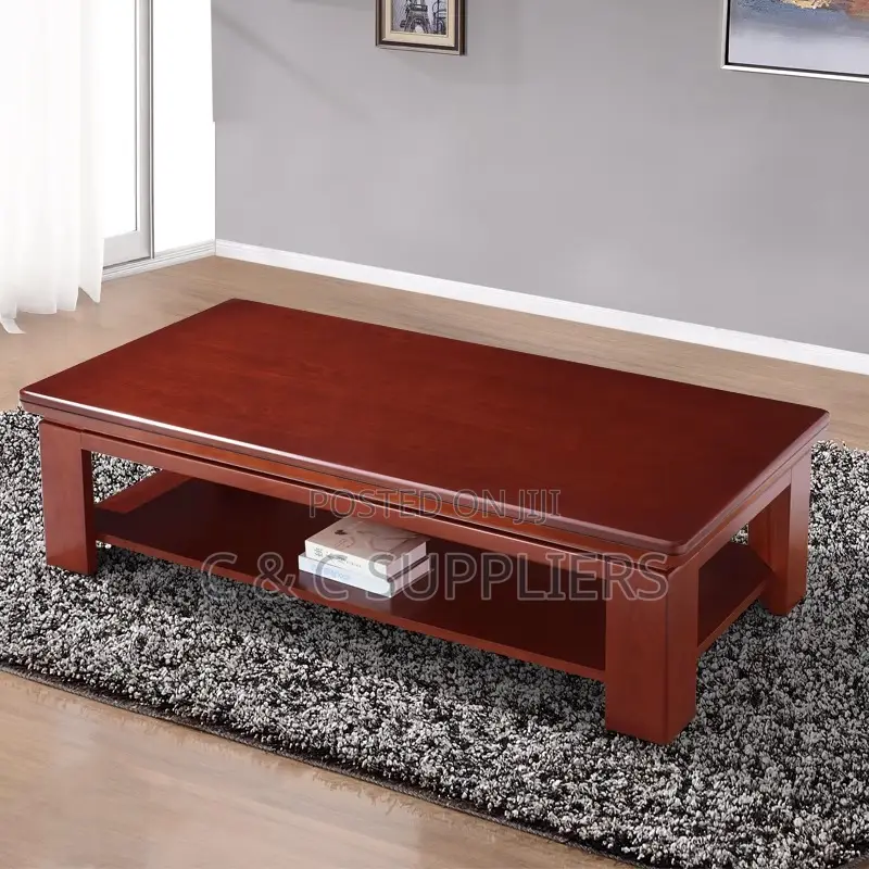 Office Coffee Table-Mahogany