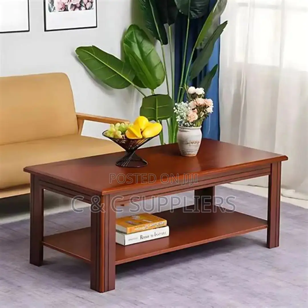 Office Coffee Table-Mahogany
