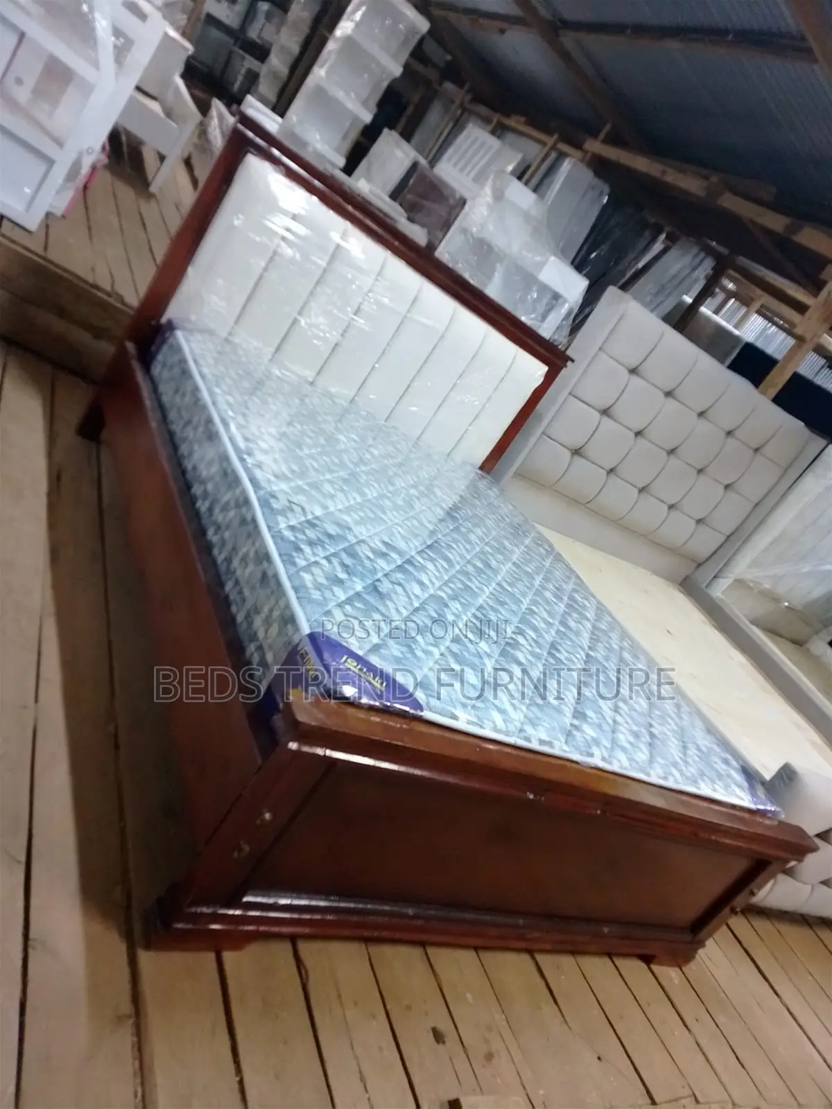 5x6 Solid Wooden Bed