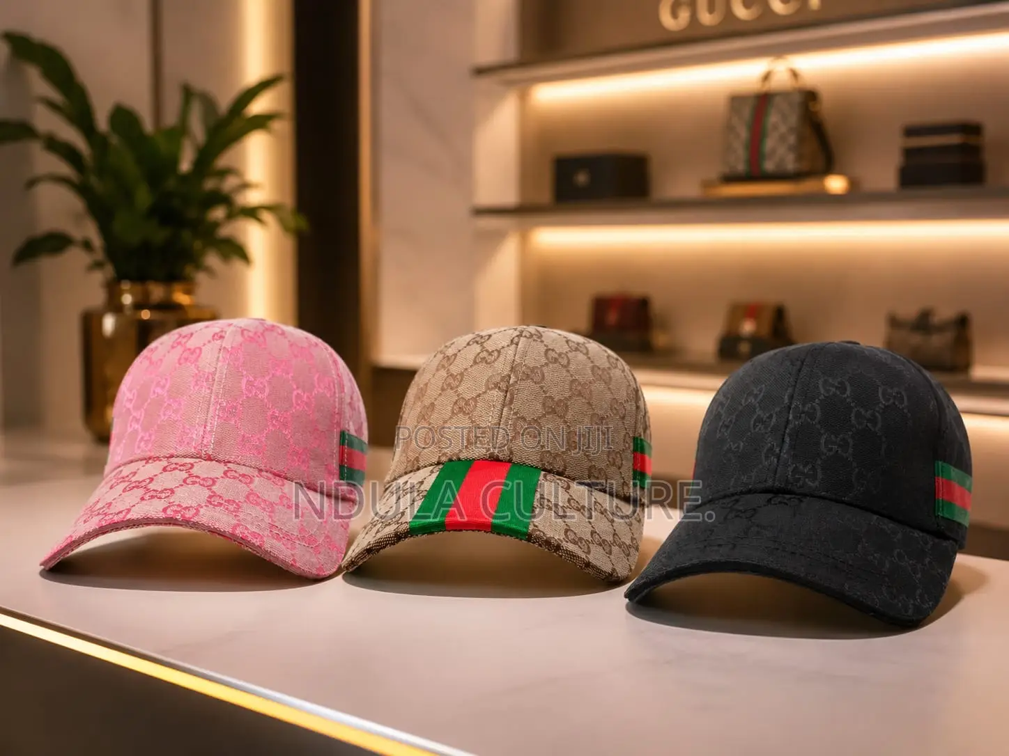 Gicci Branded Adjustable Caps