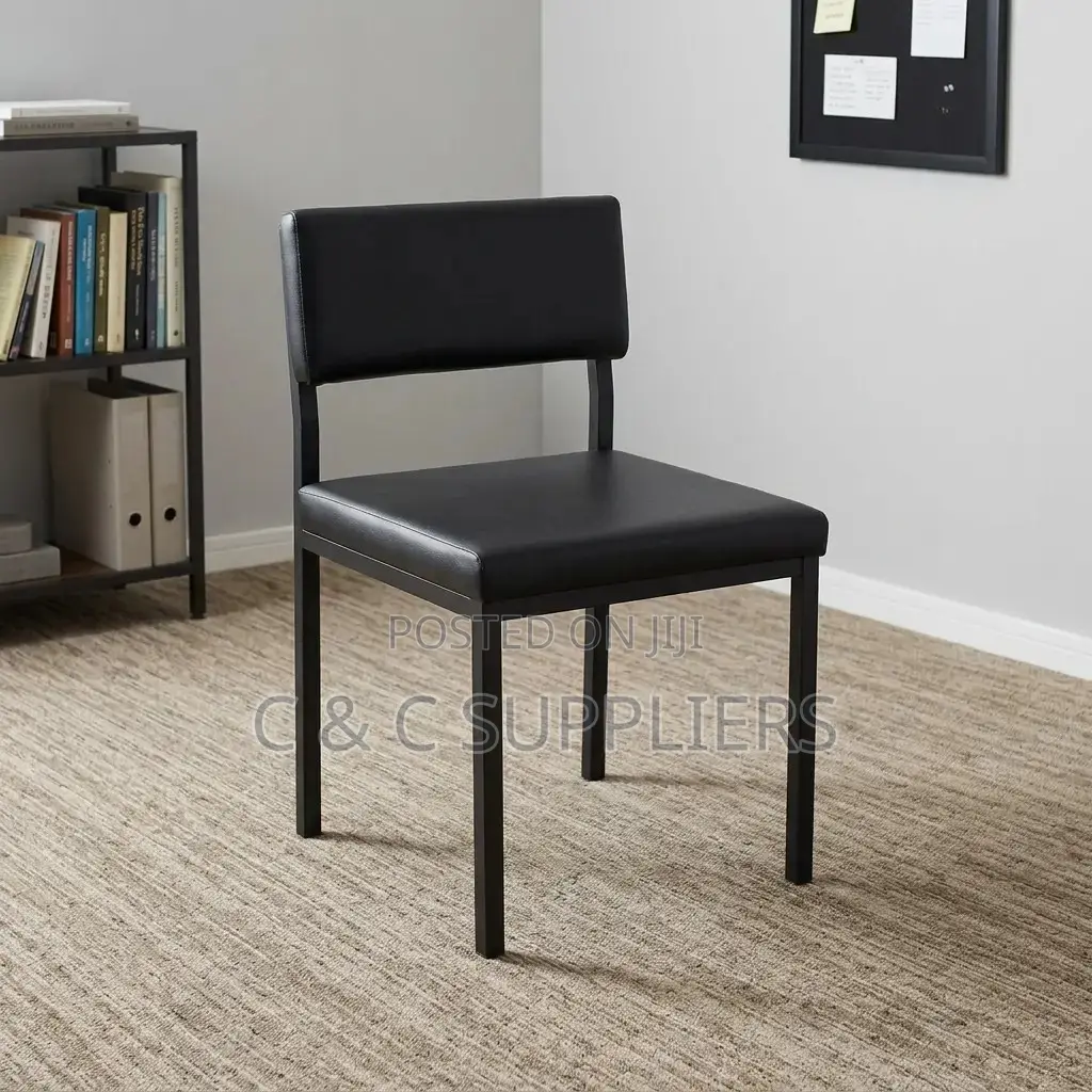 Armless Catalina Leather Boardroom Chair.