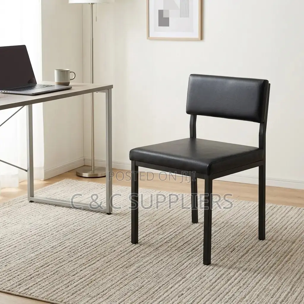 Armless Catalina Leather Boardroom Chair.