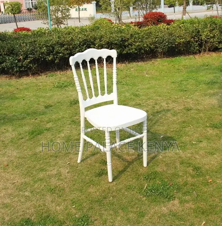 Outdoor Chair: White Ibiza Napoleon Event Chair