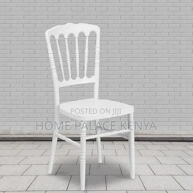 Outdoor Chair: White Ibiza Napoleon Event Chair