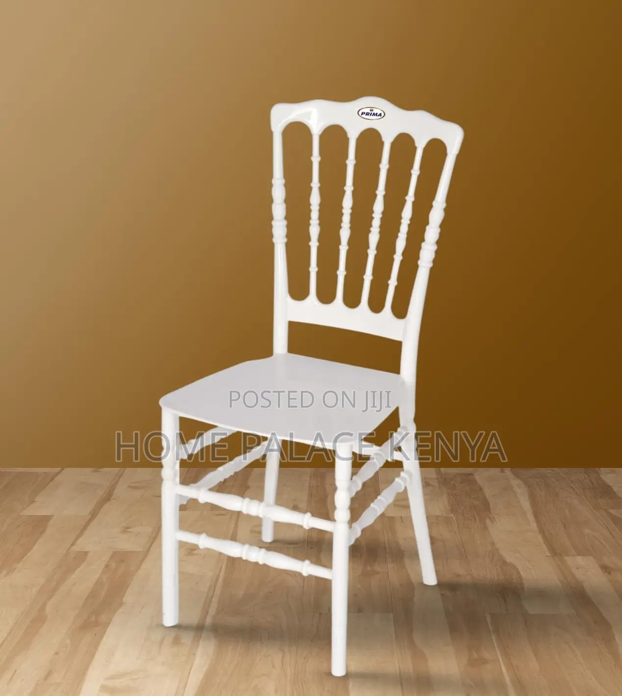 Outdoor Chair: White Ibiza Napoleon Event Chair
