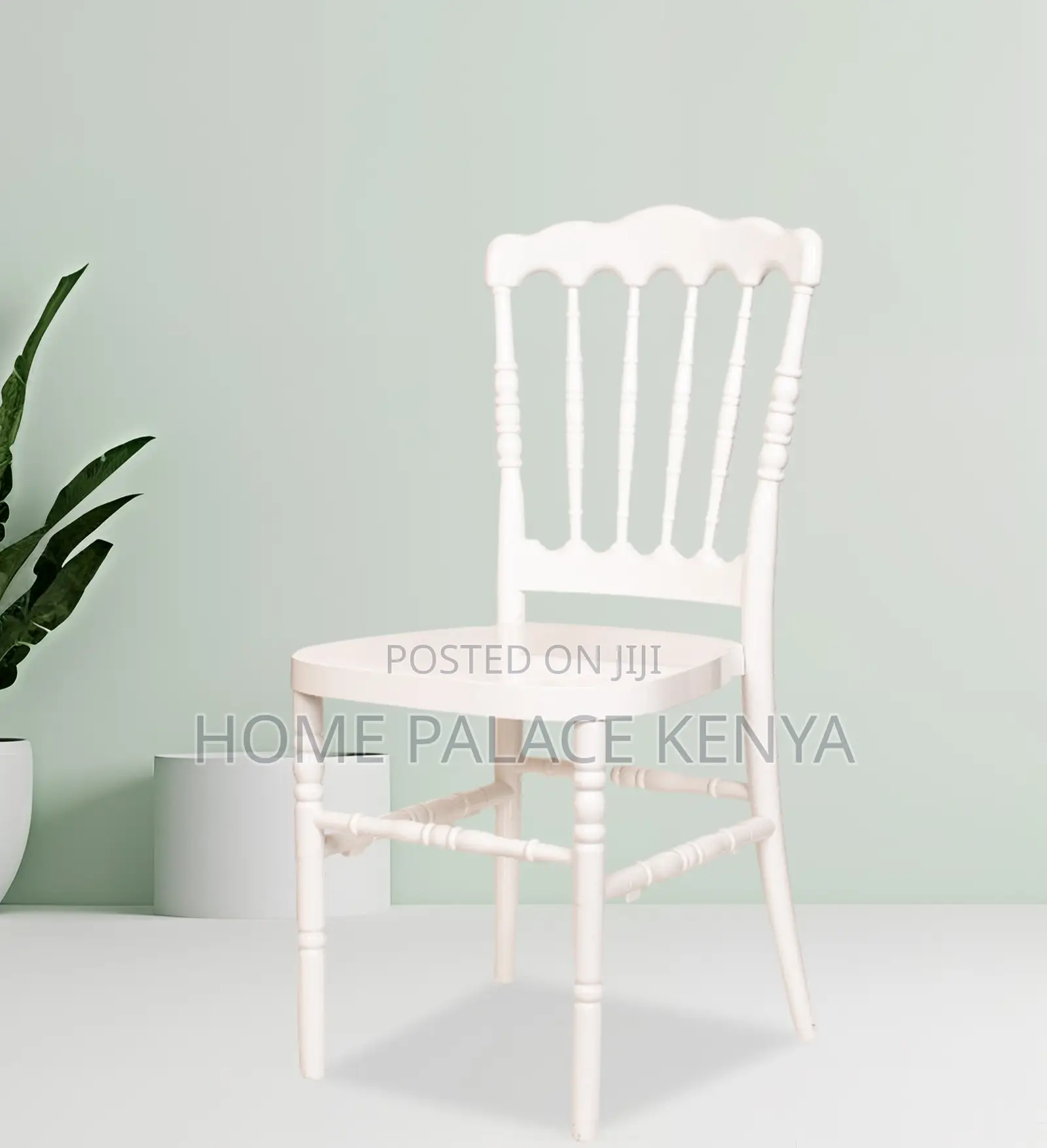 Outdoor Chair: White Ibiza Napoleon Event Chair