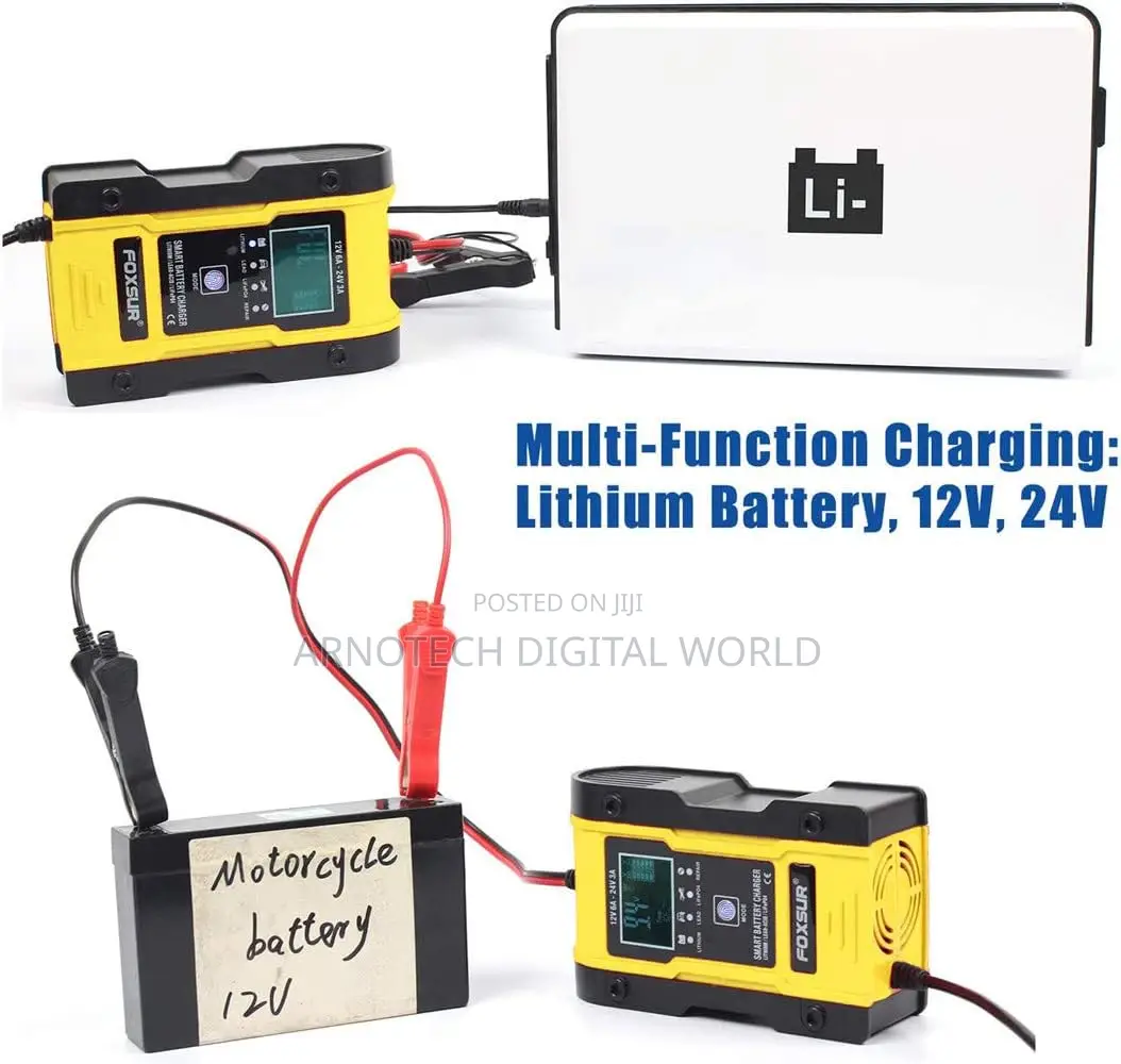 Quick Charger for Wet/Gel/Sla/LiFePO4/Lead-Acid/Agm Batteries