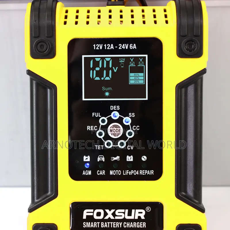Quick Charger for Wet/Gel/Sla/LiFePO4/Lead-Acid/Agm Batteries