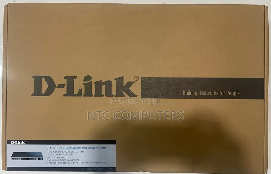DLink DGS-1210-52 48-Ports Gigabit Smart Managed Switch Non-Poe