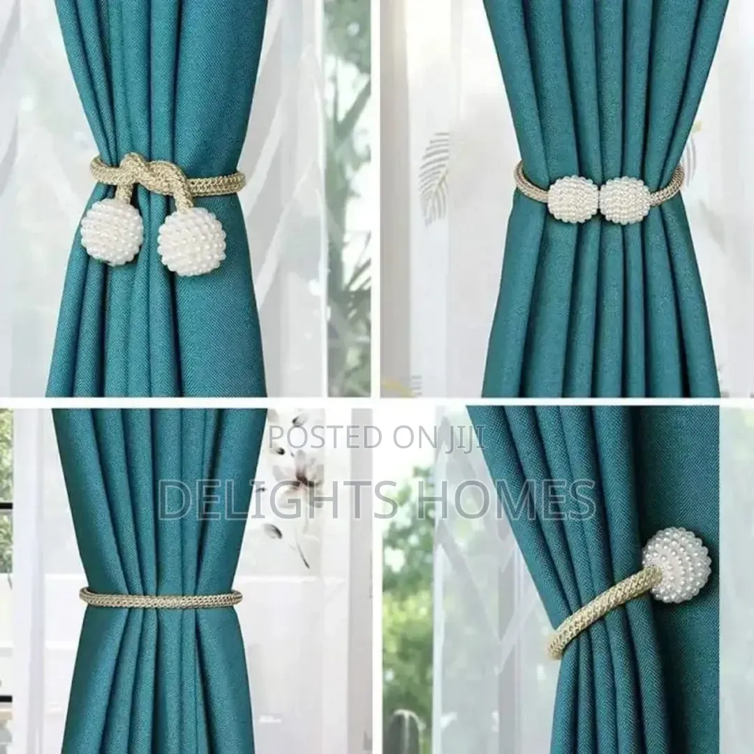 Curtains Holders With Pearls_ny