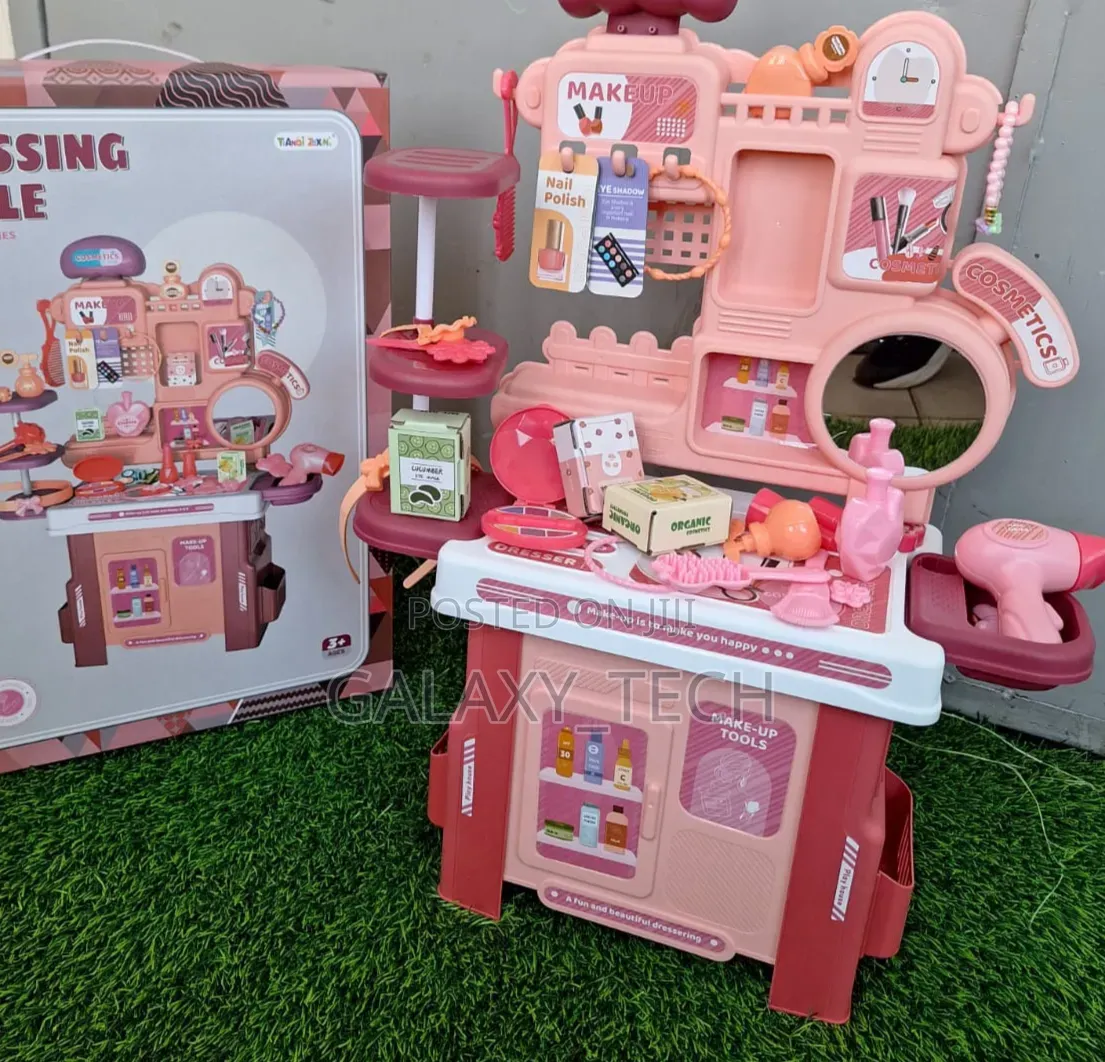 42-Piece Plastic Children's Dressing Table Play Set