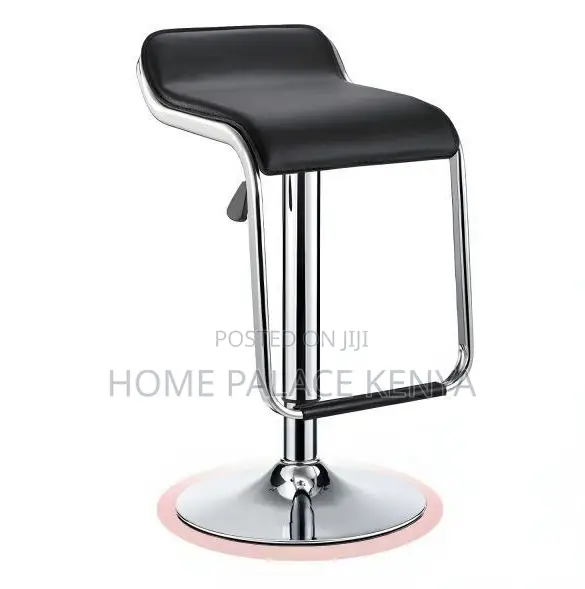 Bar Stool: Silver and White Height Neta Bar Chair