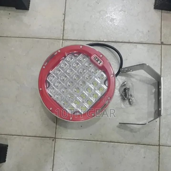 9 Inch LED Flood Lights Red Right/Left PCS