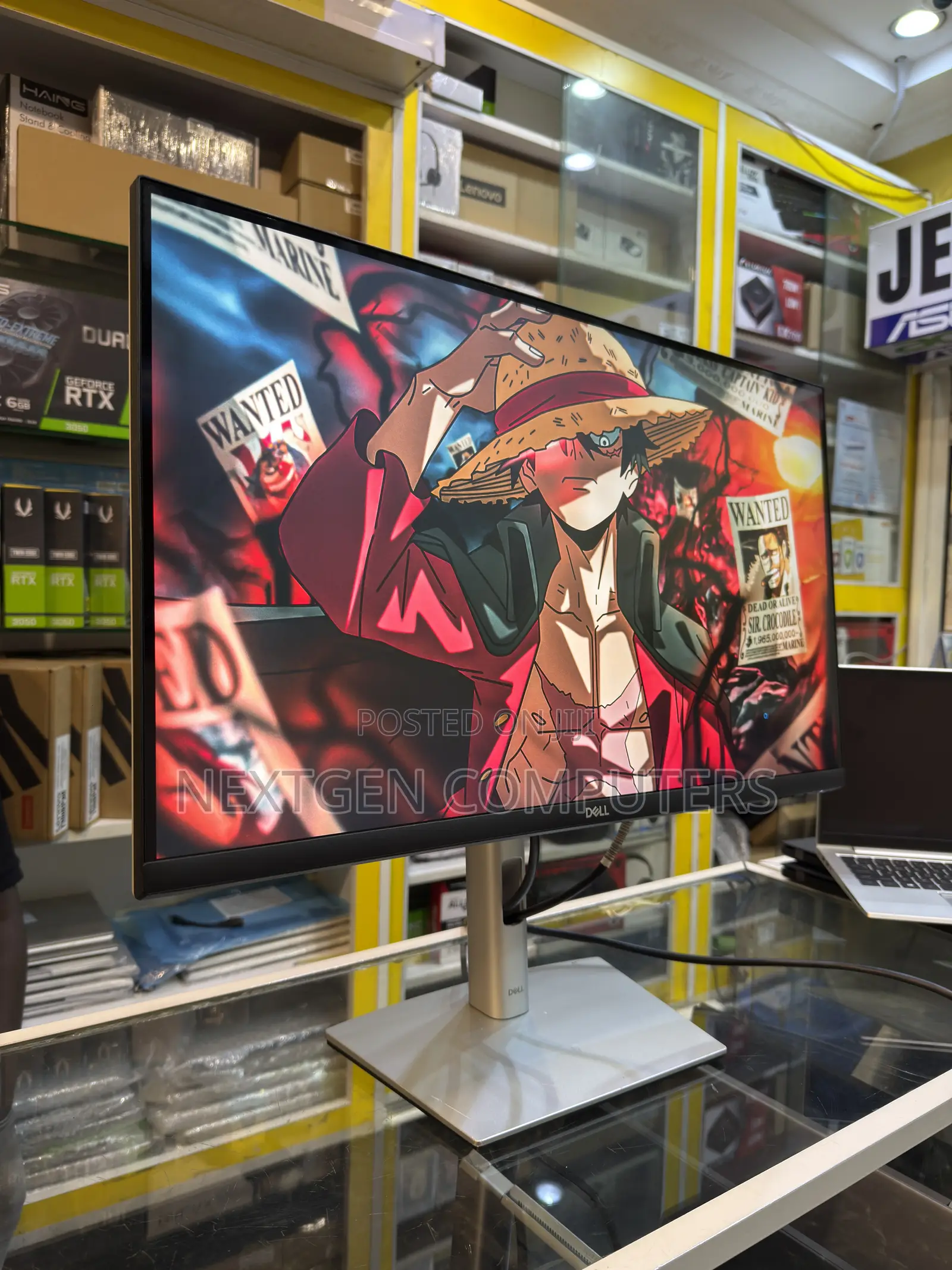 Dell S2722QC 27” UHD (3840 X 2160p) IPS USB-C Frameless Monitor