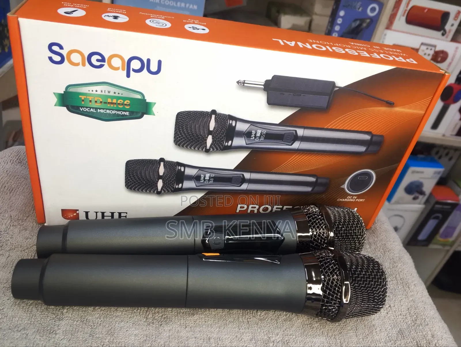 Portable 8 Inch Wireless Karaoke Party Mic