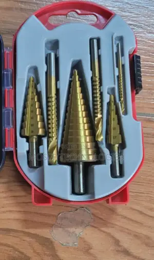 6PCS High-Speed Steel Step Drill & Saw Bit Kit – Multi-Purpose