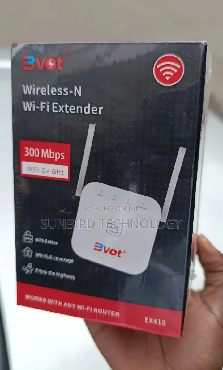 Bvot 300mbs WiFi 2.4GHz Ex410 WiFi Extender