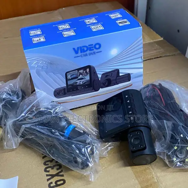 4 Infrared LED Lights FHD 1080P Dual-Lens G50 3-Lens Dash Cam