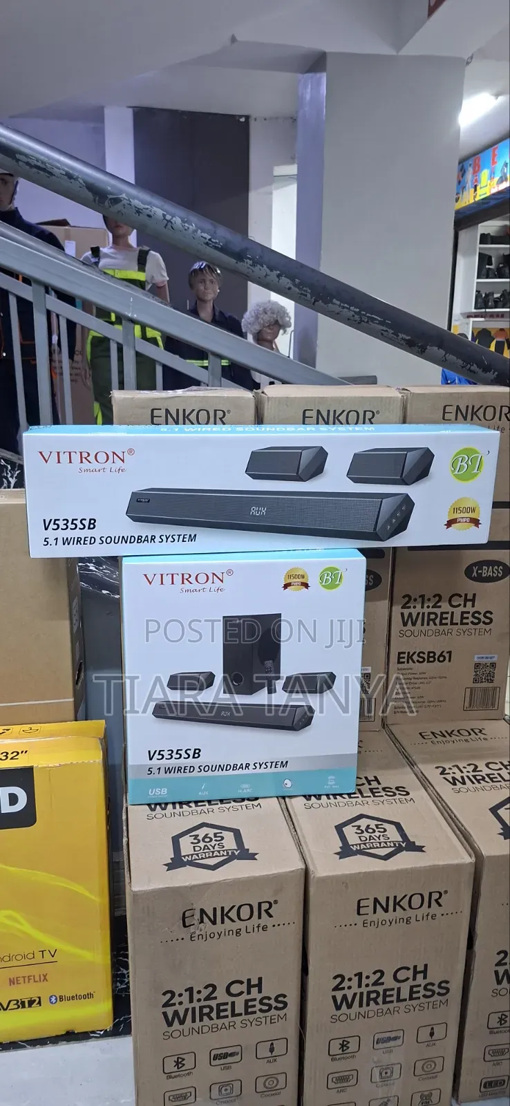 Vitron V535sb 5.1ch Wired Soundbar System 11500w Pmpo of RMS Power